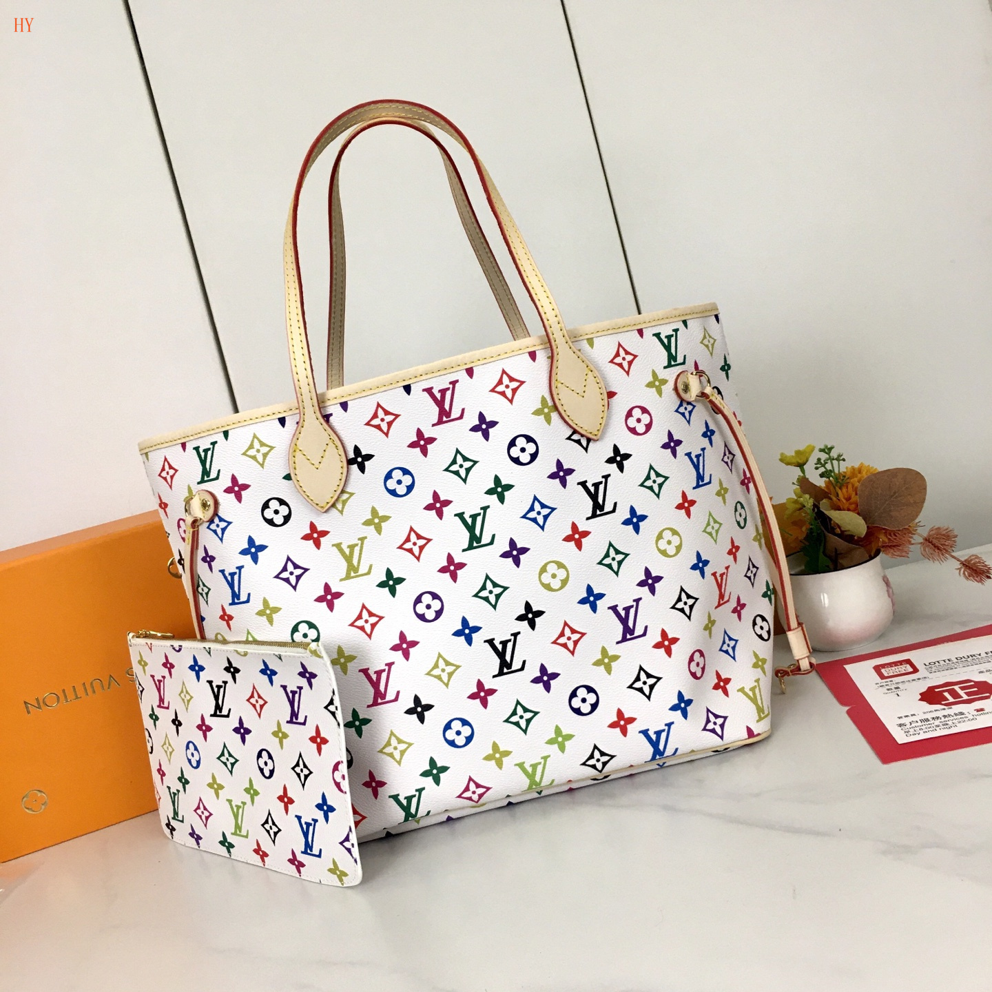 louis vuitton monogram tote bag 32x29x17 cm, 523012 - Image 7