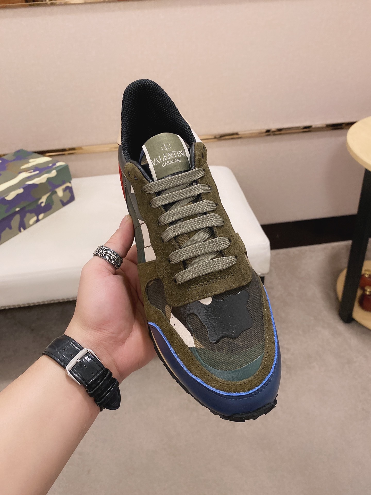 valentino camouflage sneakers 38-44 - Image 7