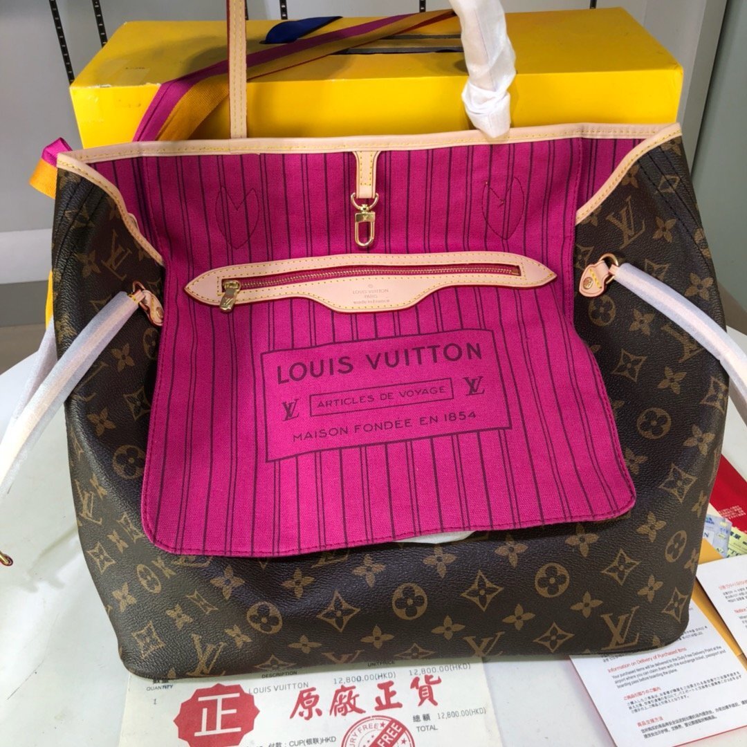 louis vuitton monogram tote bag with pouch - 40/32,118091/081 - Image 8