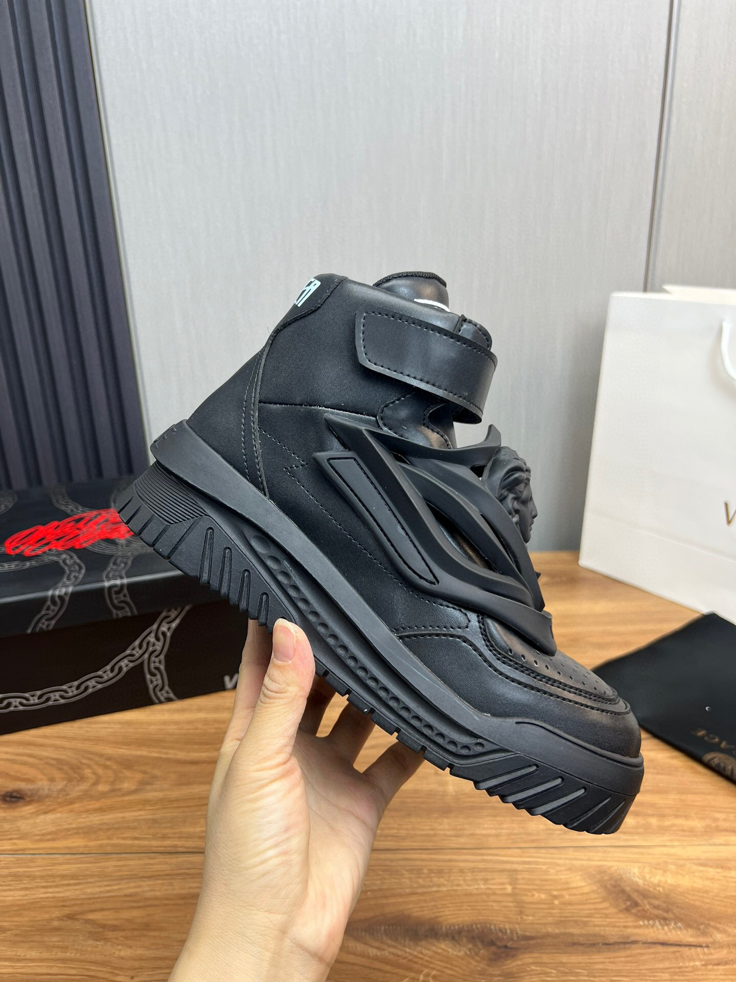 versace black sneakers size 38-44 - Image 8