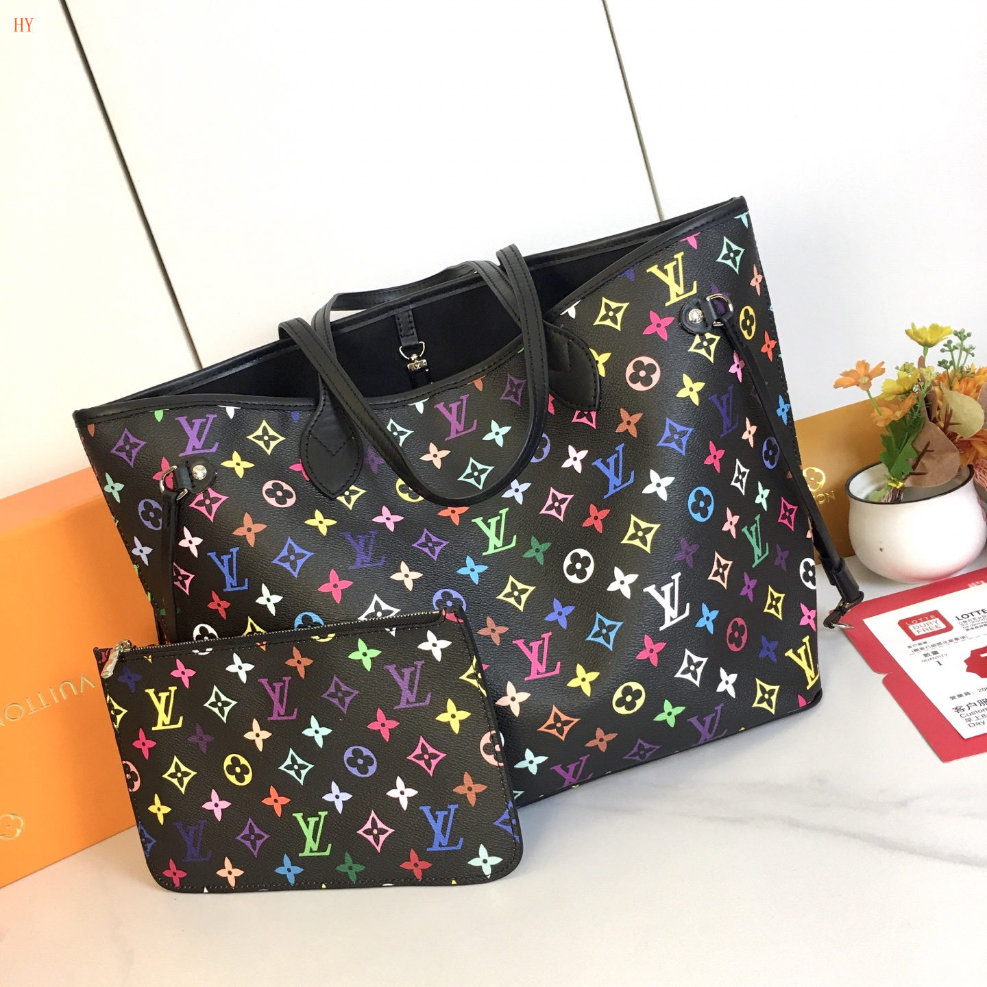 louis vuitton monogram tote bag 32x29x17 cm - Image 8