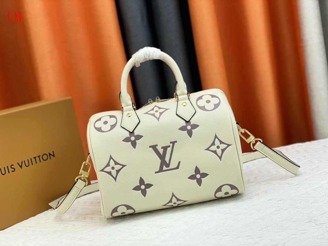 louis vuitton monogram canvas handbag 24x19x15 cm