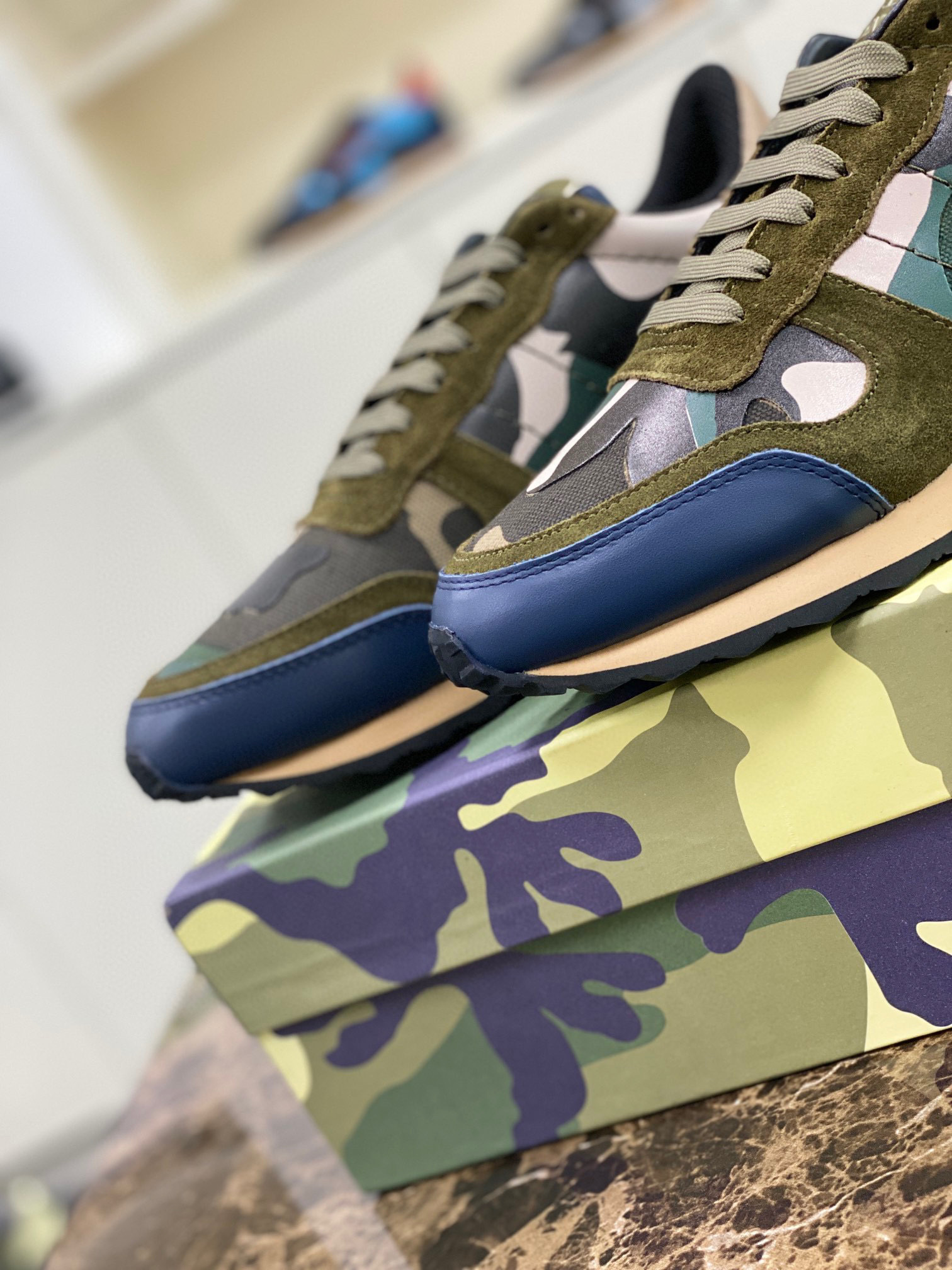 valentino camo sneakers 38-44 - stylish casual footwear - Image 8