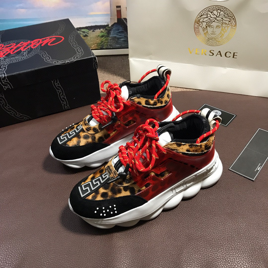 versace leopard print dad sneakers - sizes 35-44 - Image 8