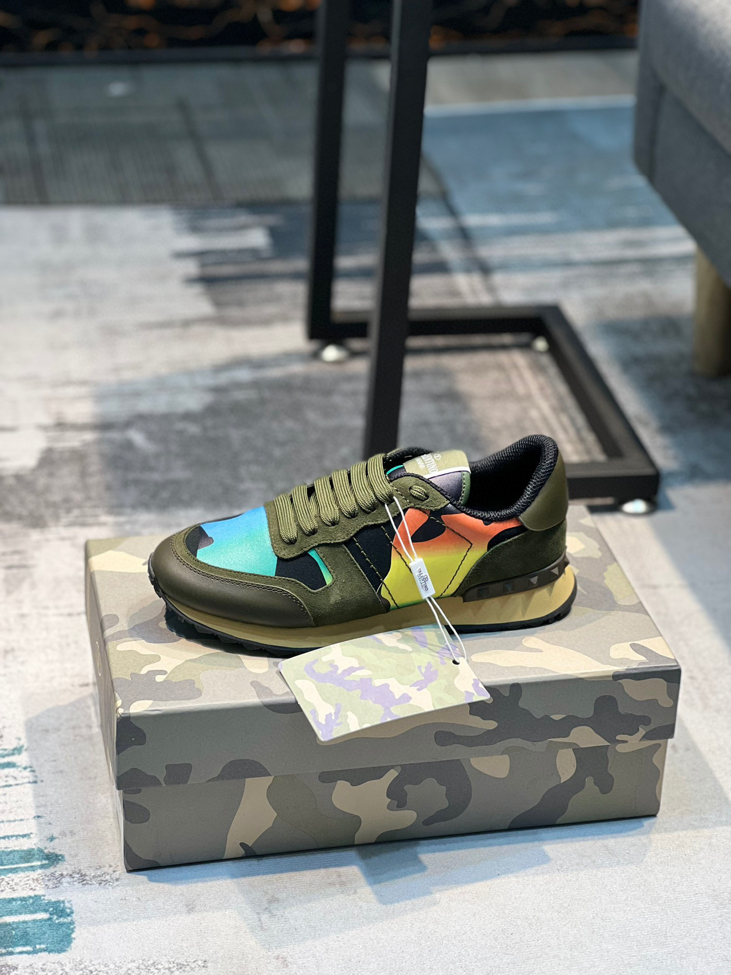 valentino casual sneakers 38-44 multicolor camo - Image 8