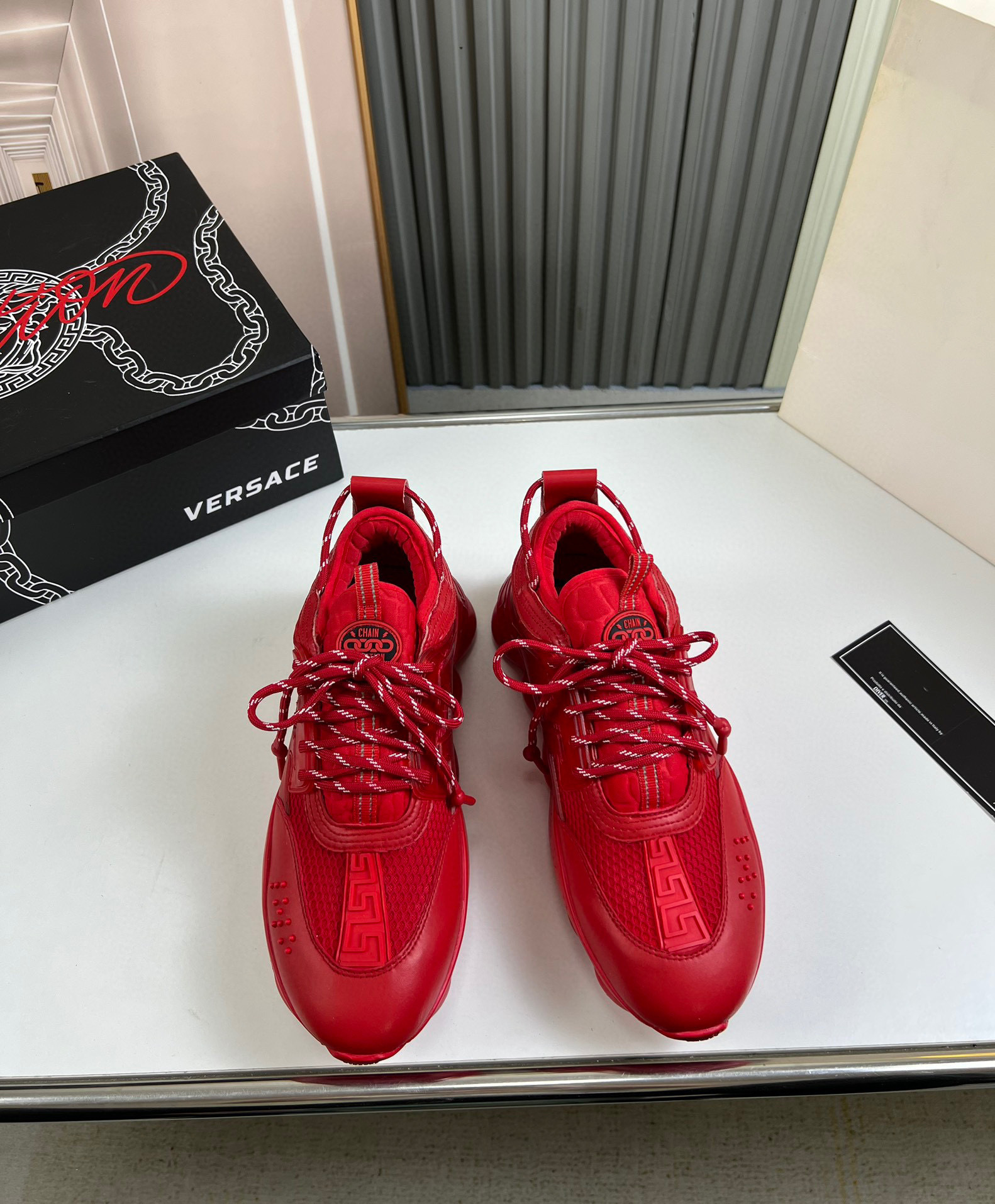 versace red dad sneakers size 38-44 - Image 8