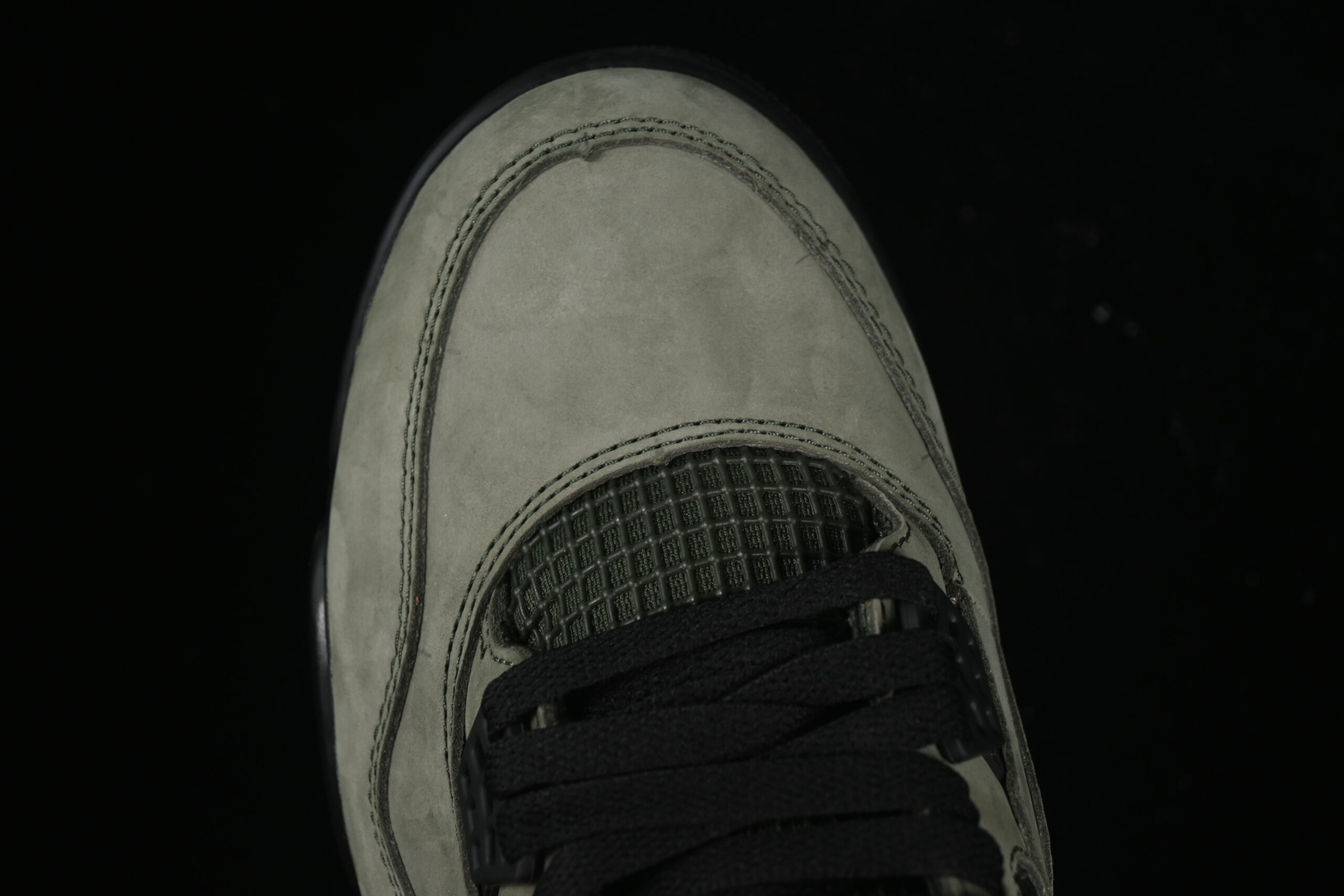 undefeated x air jordan 4 retro og - olive green suede - Image 7