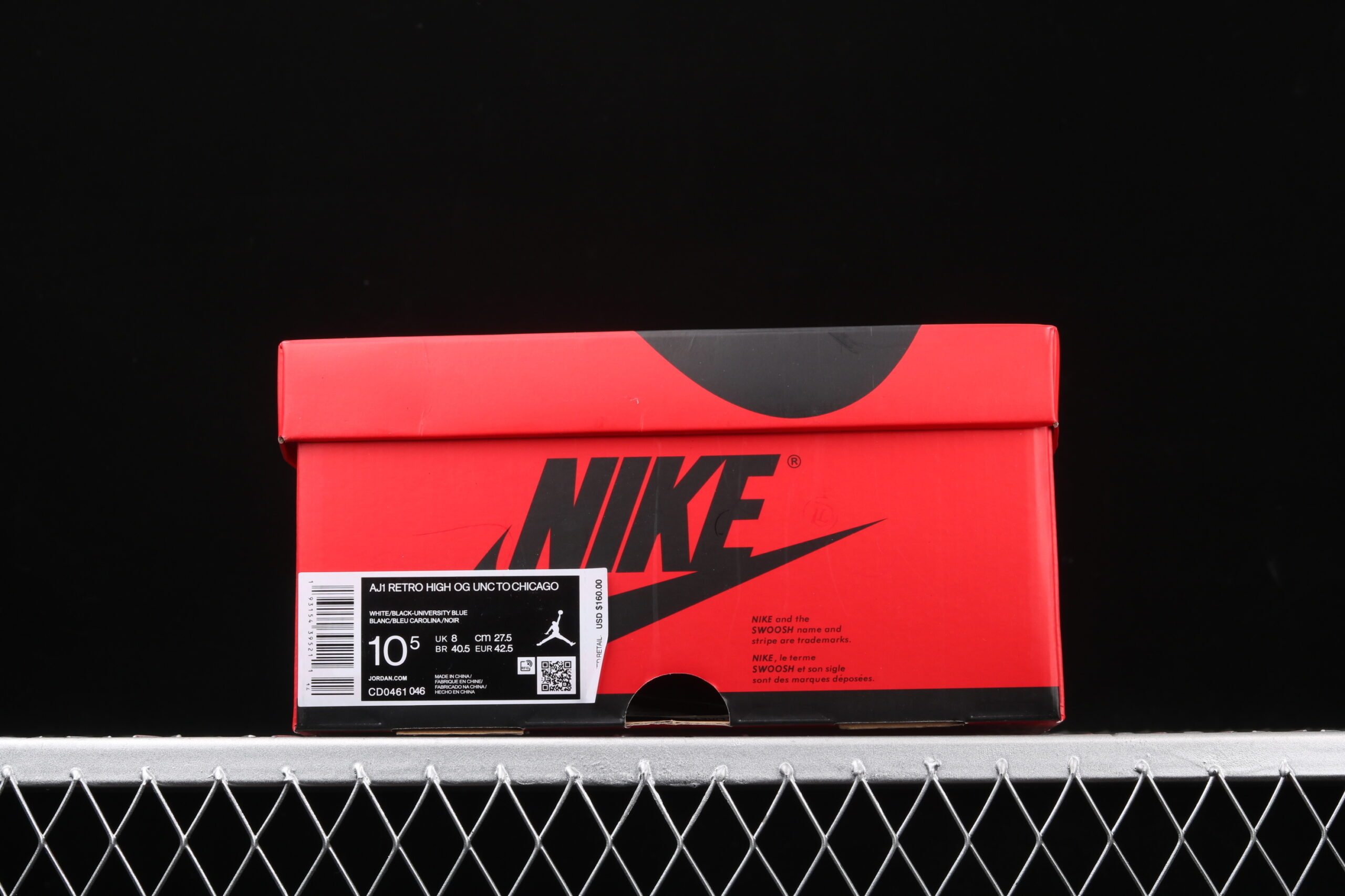 air jordan 1 high og 'unc to chicago' aj1 cd0461-046 - Image 7