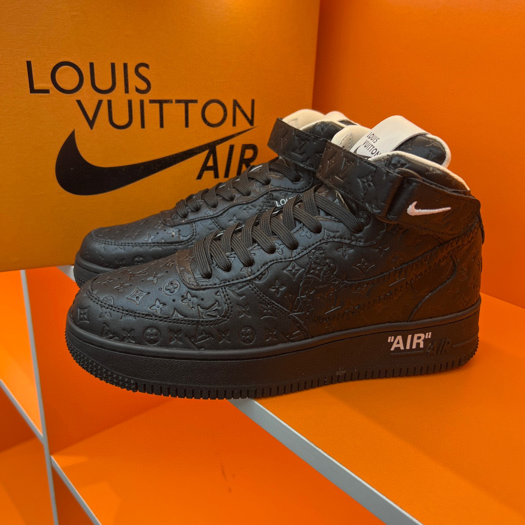 louis vuitton x nike air force 1 boots - size 38-44