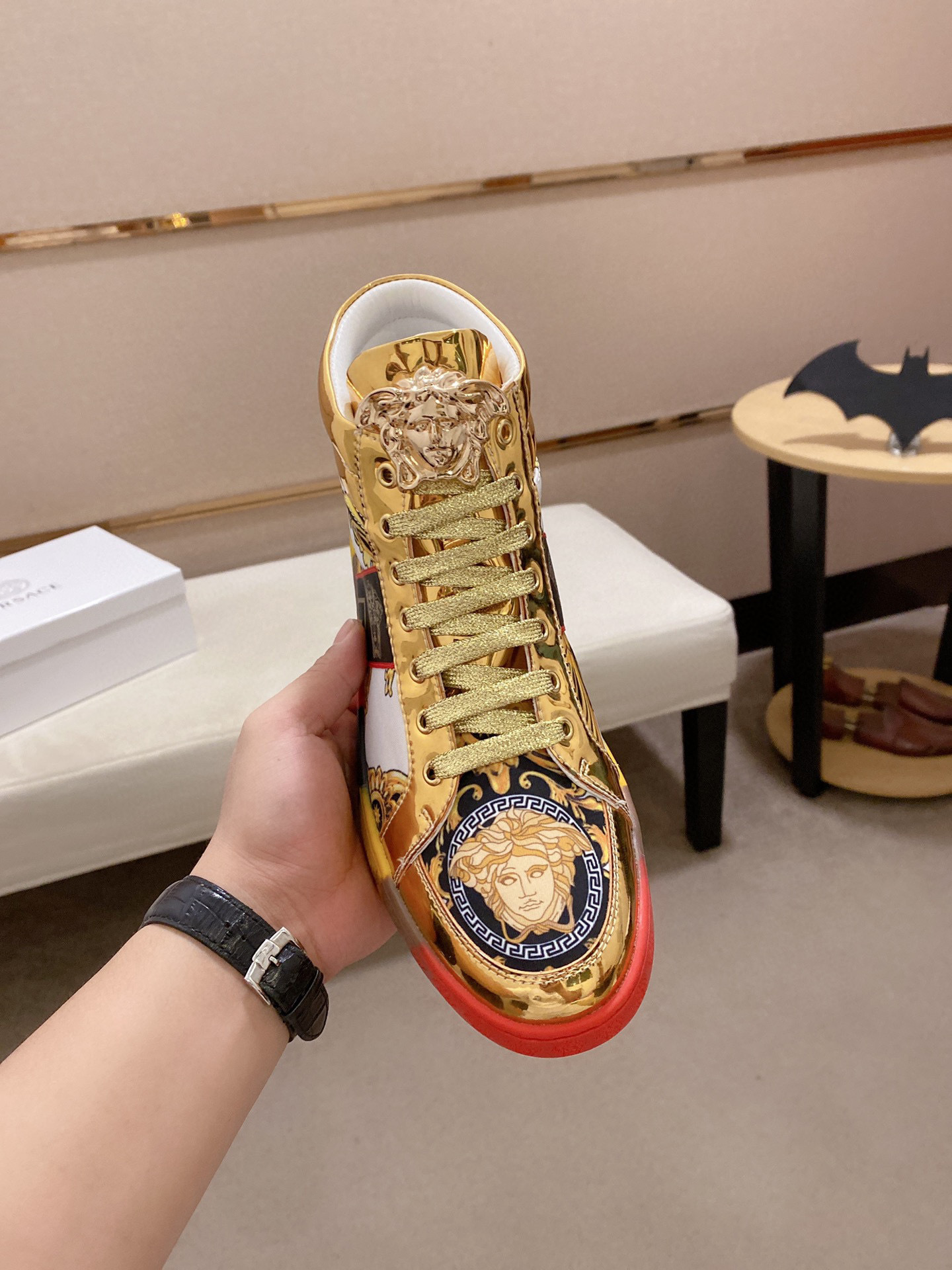 versace high-top sneakers 38-44 - Image 8