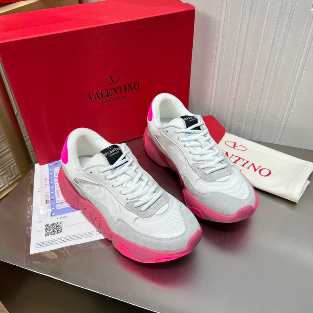 valentino unisex sneakers 35-44 with pink sole - Image 8