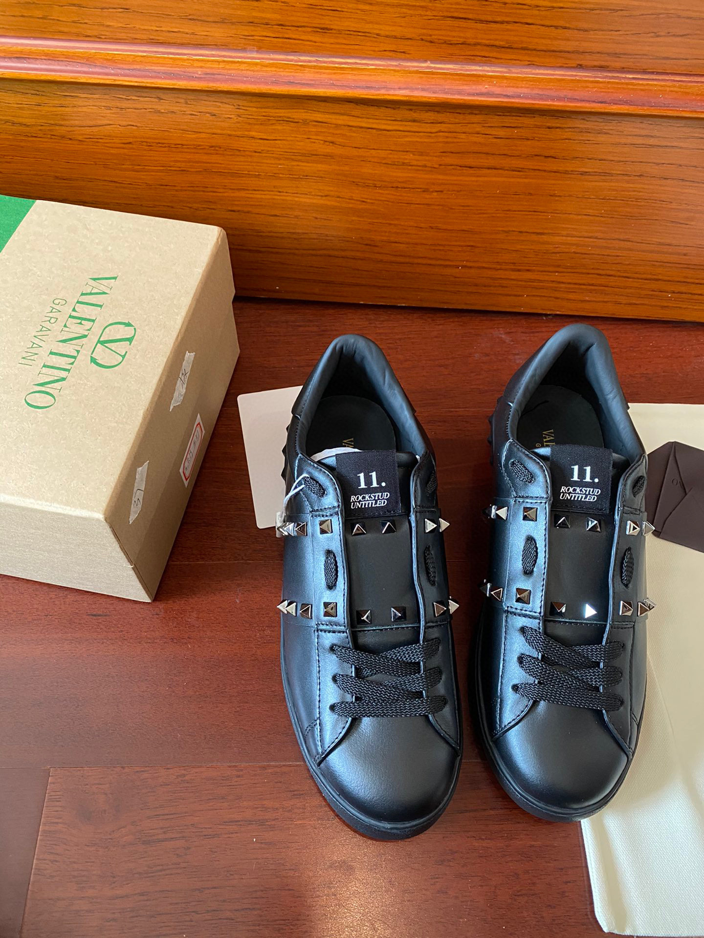 valentino rockstud untitled sneakers - size 11 - Image 8