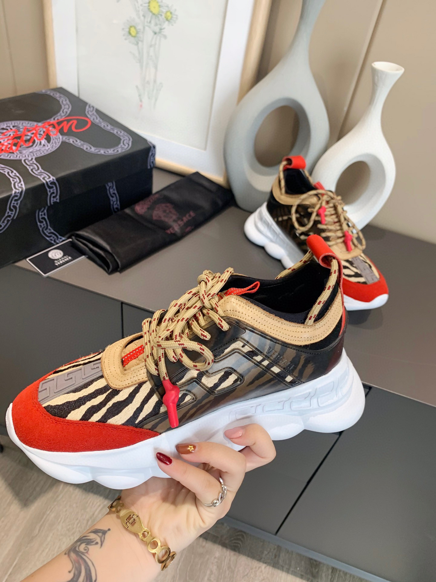 versace couple dad sneakers 35-44 - Image 8
