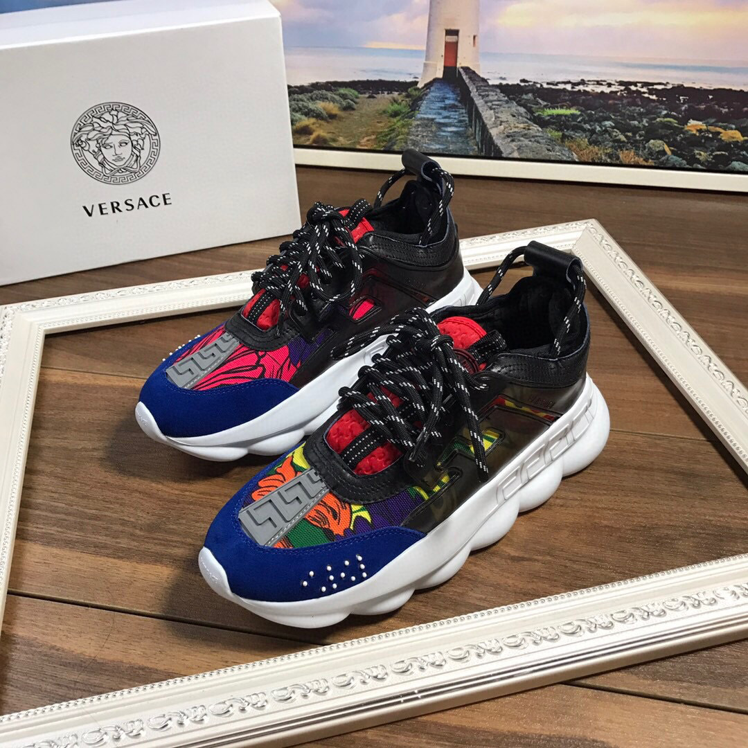 versace unisex dad sneakers 35-44 - colorful design