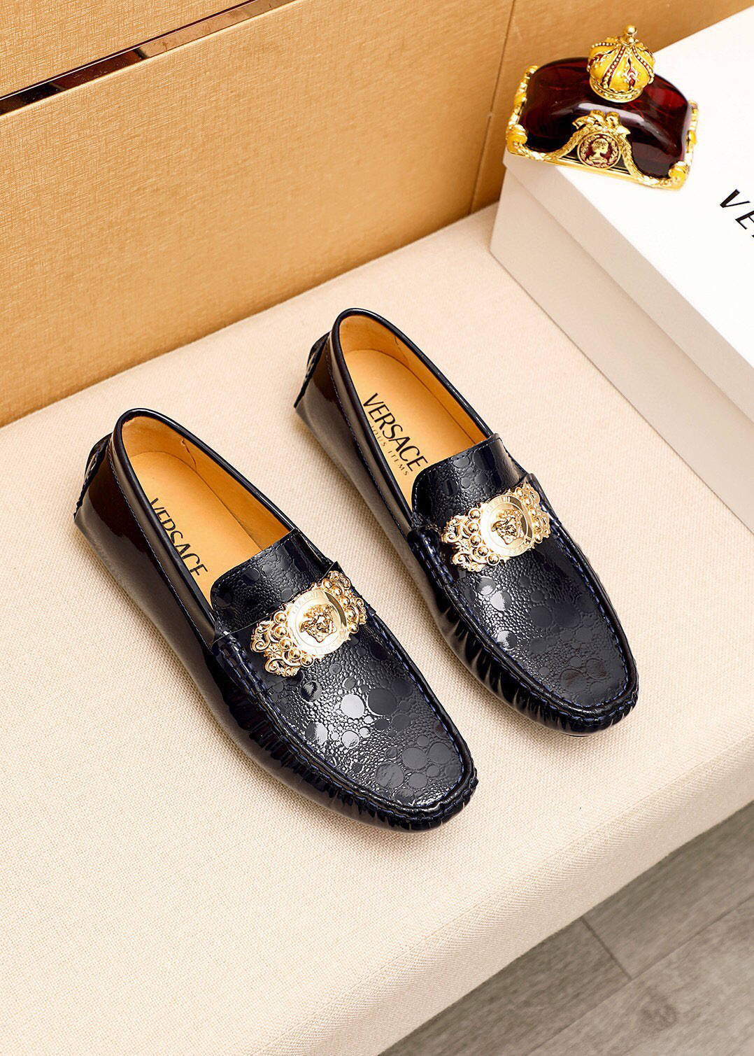 versace loafers for men, sizes 38-44, model 8072210 - Image 8