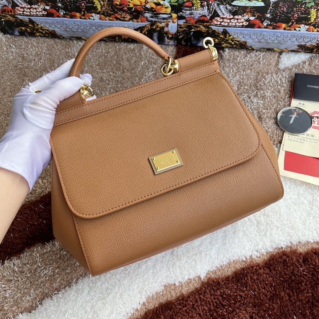 dolce & gabbana handbag 25x20x12 cm - elegant tan - Image 8