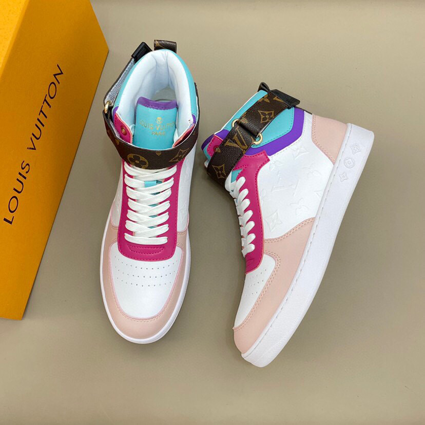 louis vuitton unisex high-top sneakers, sizes 35-44 - Image 8