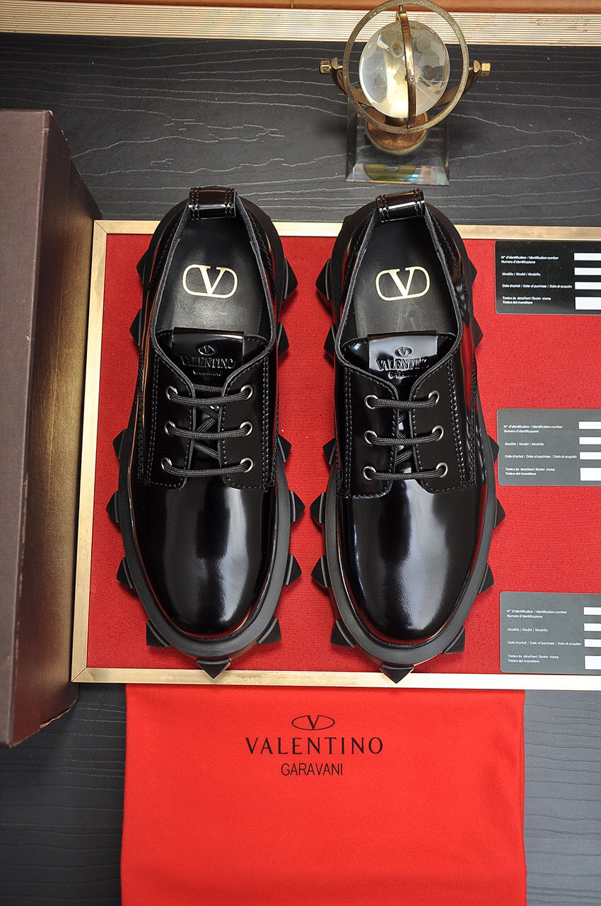valentino men's leather shoes, size 38-44, model 8060400 - Image 8