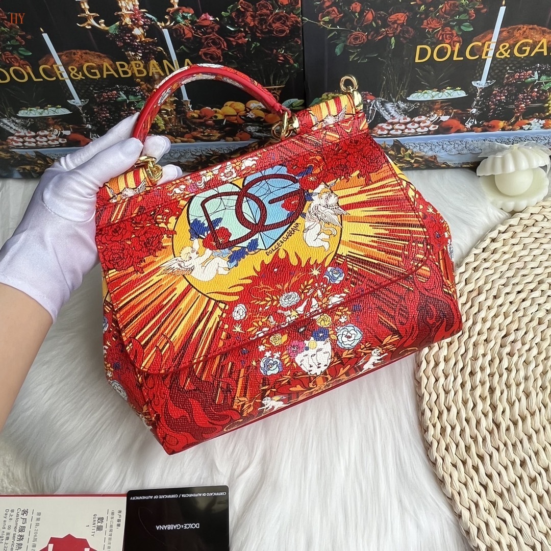 dolce & gabbana floral print handbag 25x20x12 cm - Image 8