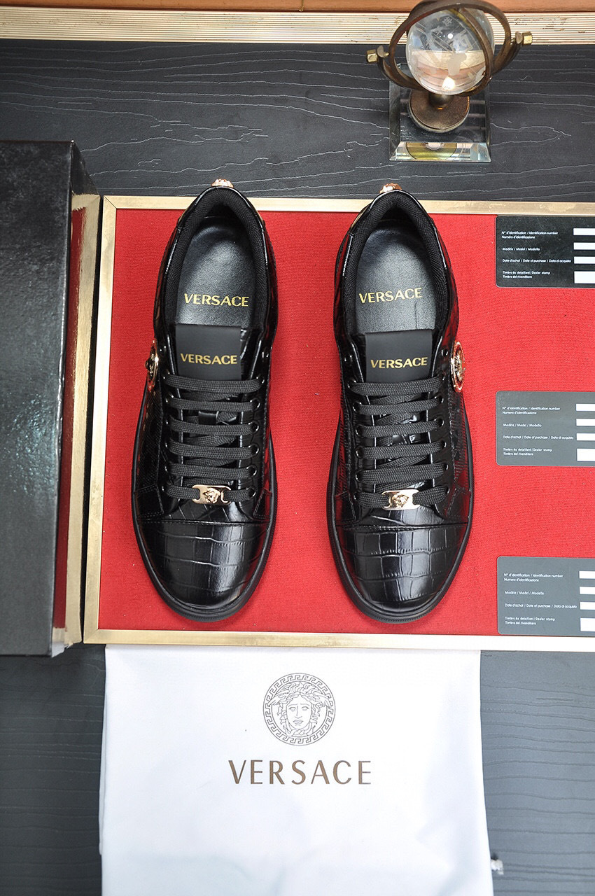 versace casual sneakers - black - sizes 38-44 - Image 8