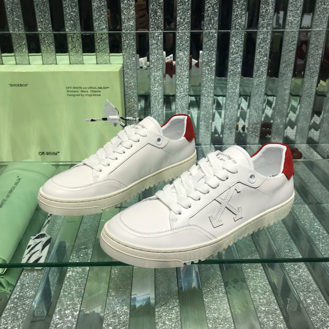 off-white sneakers size 38-44 - white/red