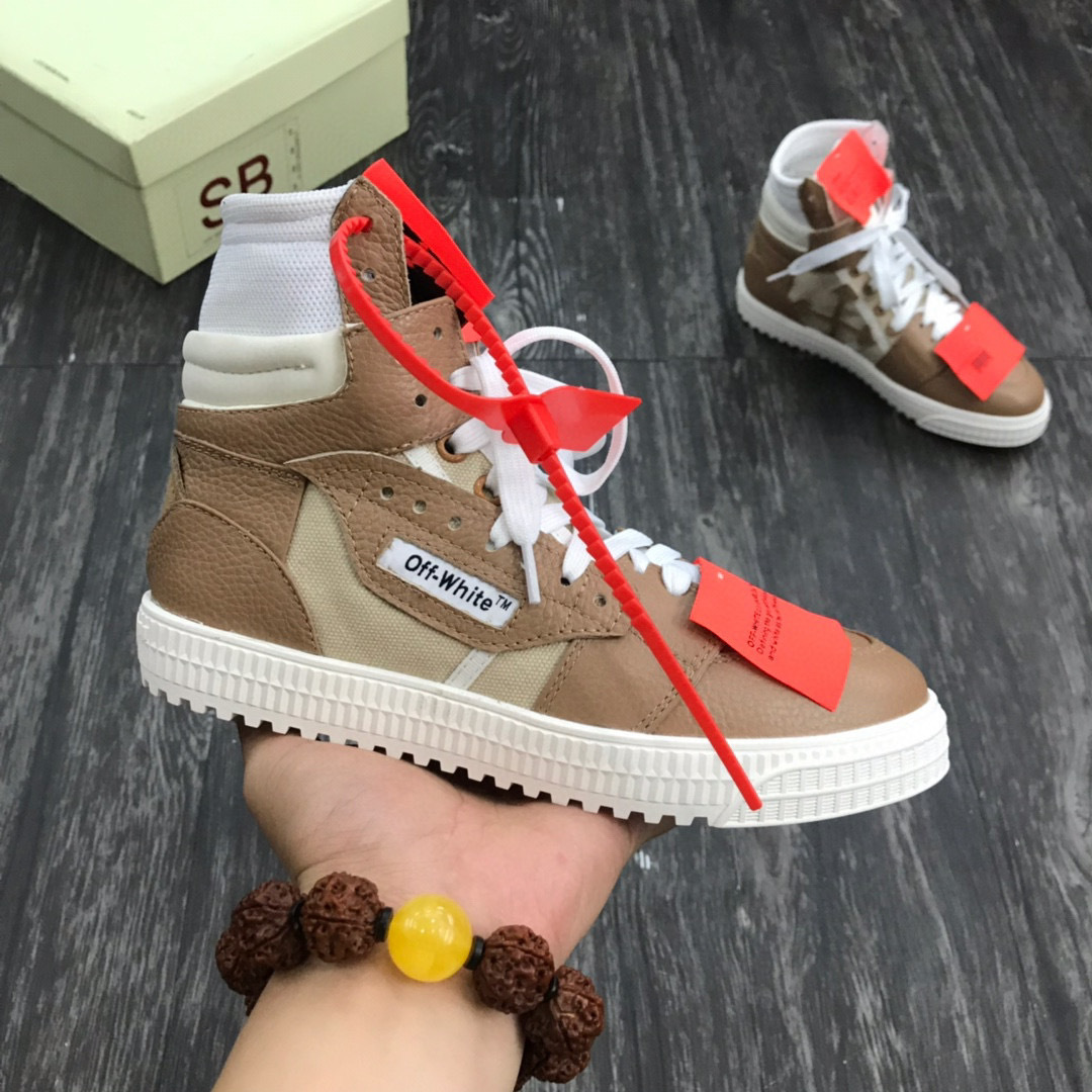 off-white high-top sneakers for couples, sizes 35-44 - Image 8