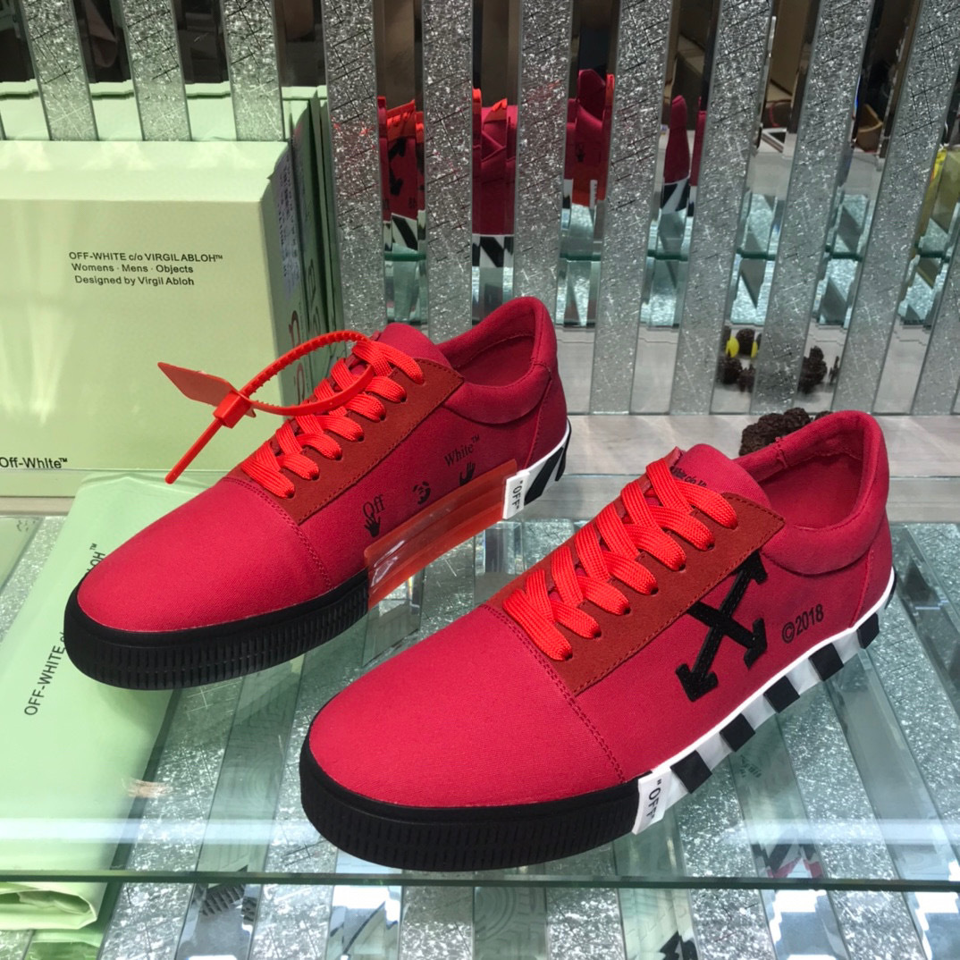 off-white c/o virgil abloh red sneakers 38-44 - Image 8