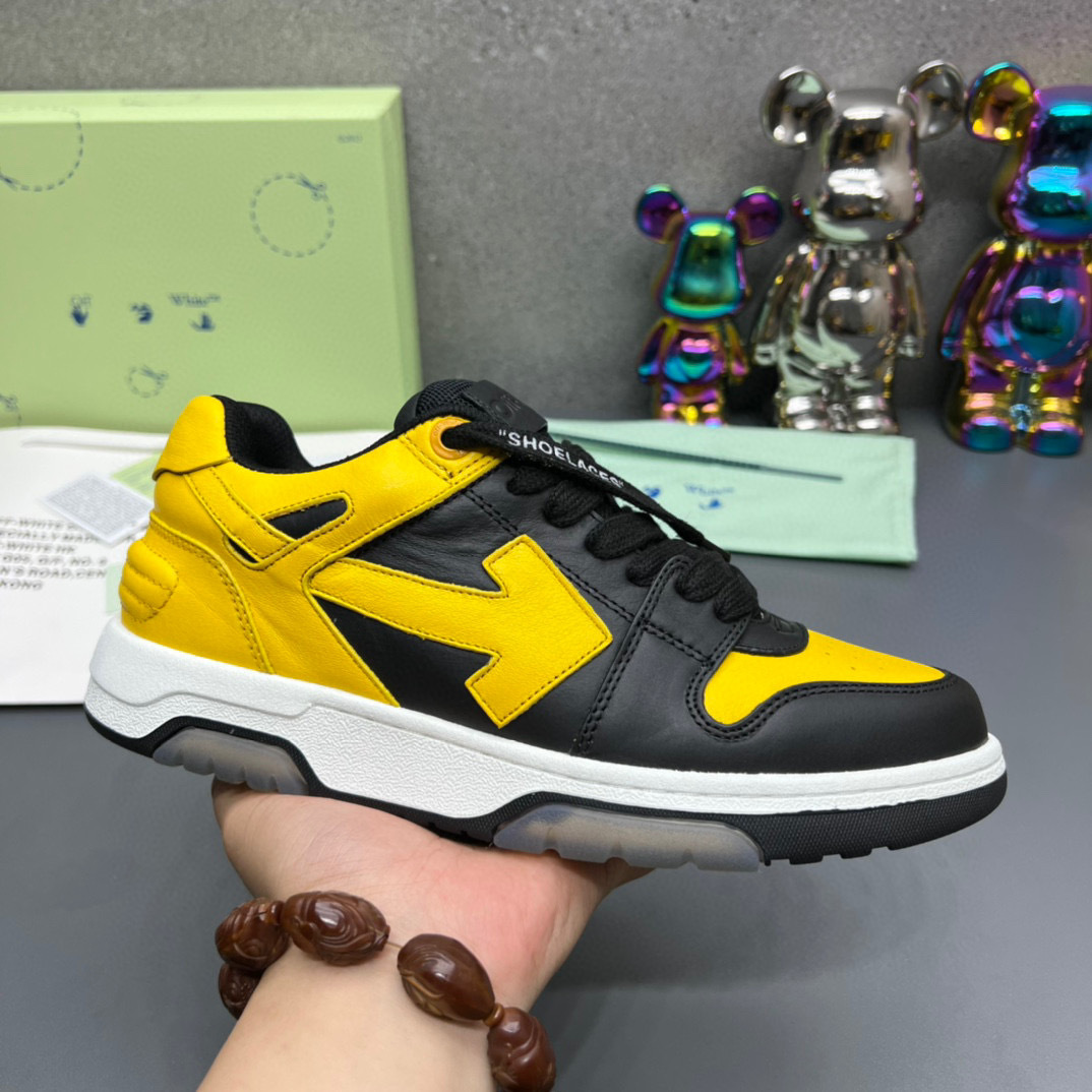 off-white yellow and black sneakers, sizes 35-44 - Image 8