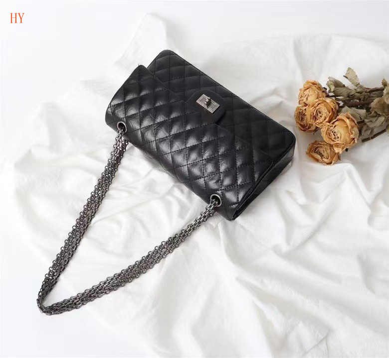 chanel black quilted handbag 25.5x17x7.5 cm - Image 8
