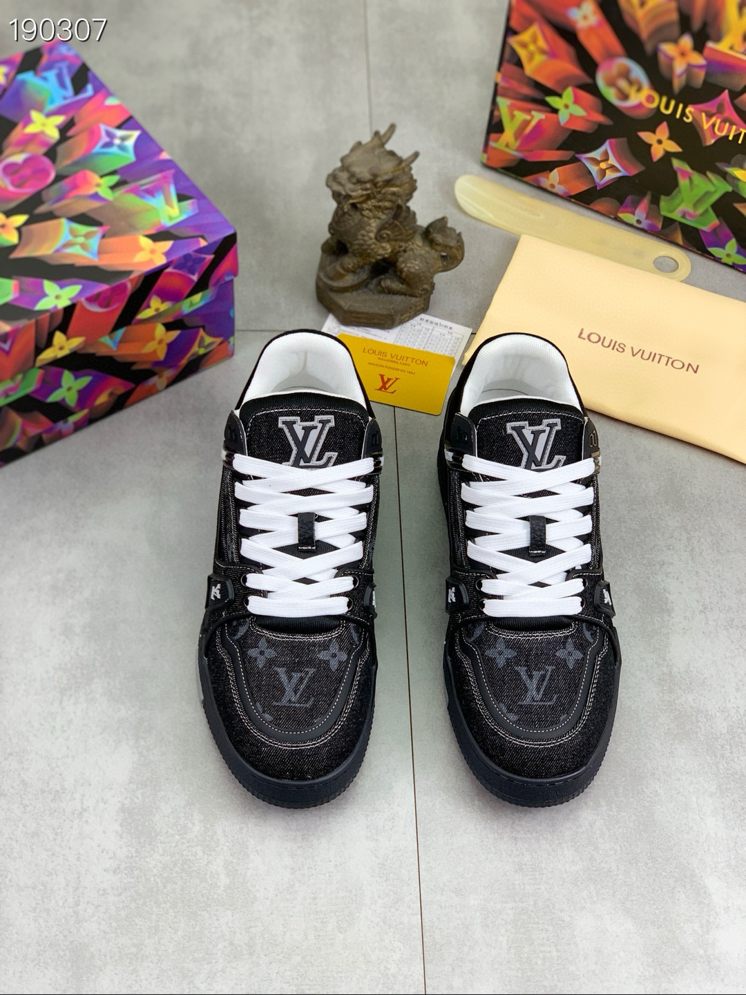 louis vuitton l sneakers size 38-44 cl320 - Image 8