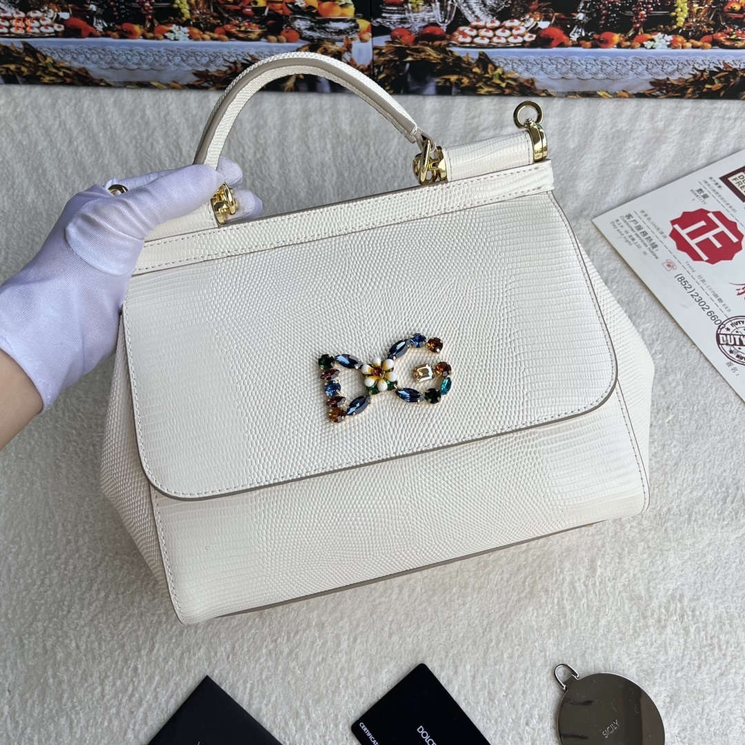 dolce & gabbana dg logo handbag - 25x20x12 cm - Image 8
