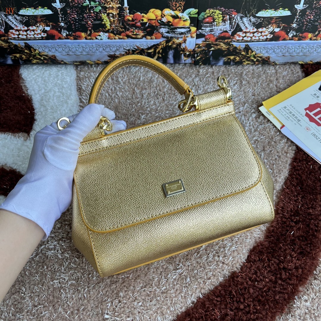 dolce & gabbana gold handbag 20*17*7 cm - sku: 532003 - Image 8