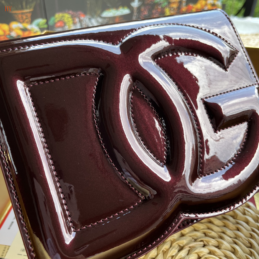 dolce & gabbana logo bag 20x16x5.5 cm - burgundy - Image 8