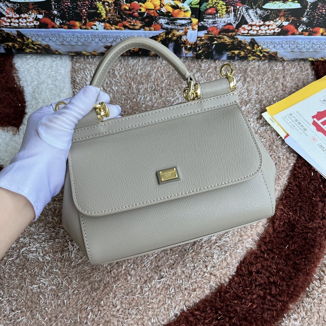 dolce & gabbana handbag 20*17*7 - elegant beige - Image 8