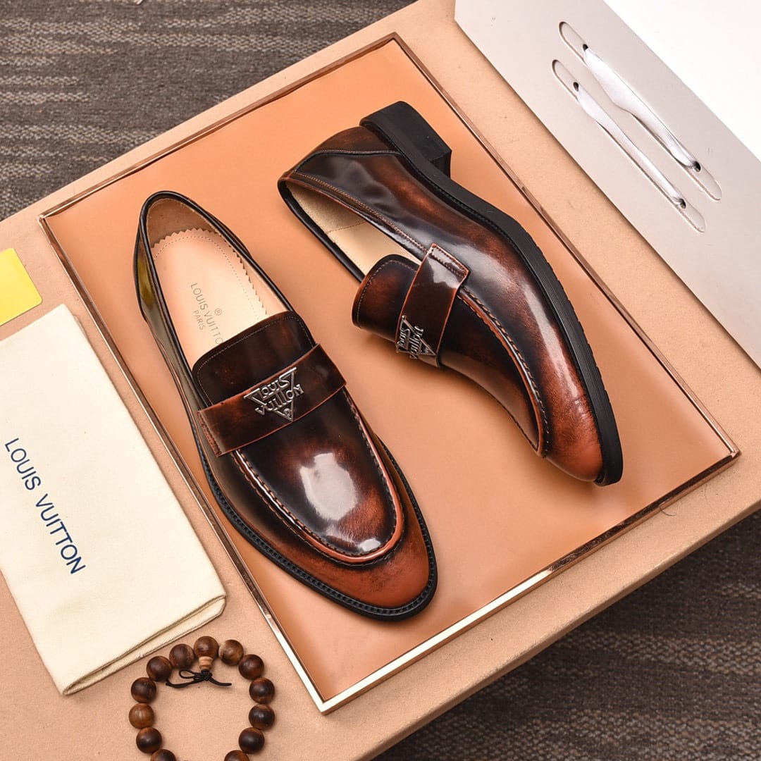 louis vuitton leather shoes size 40 - Image 8