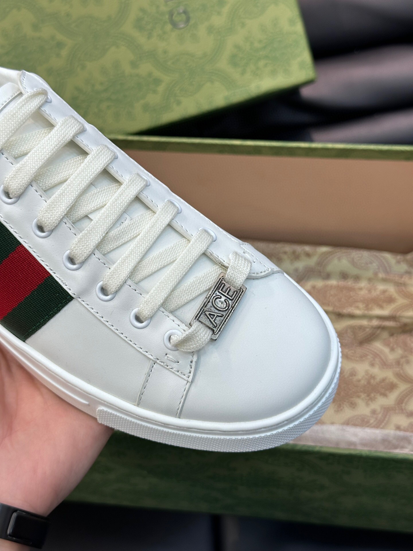 gucci ace sneakers for couples, sizes 35-44 - Image 8