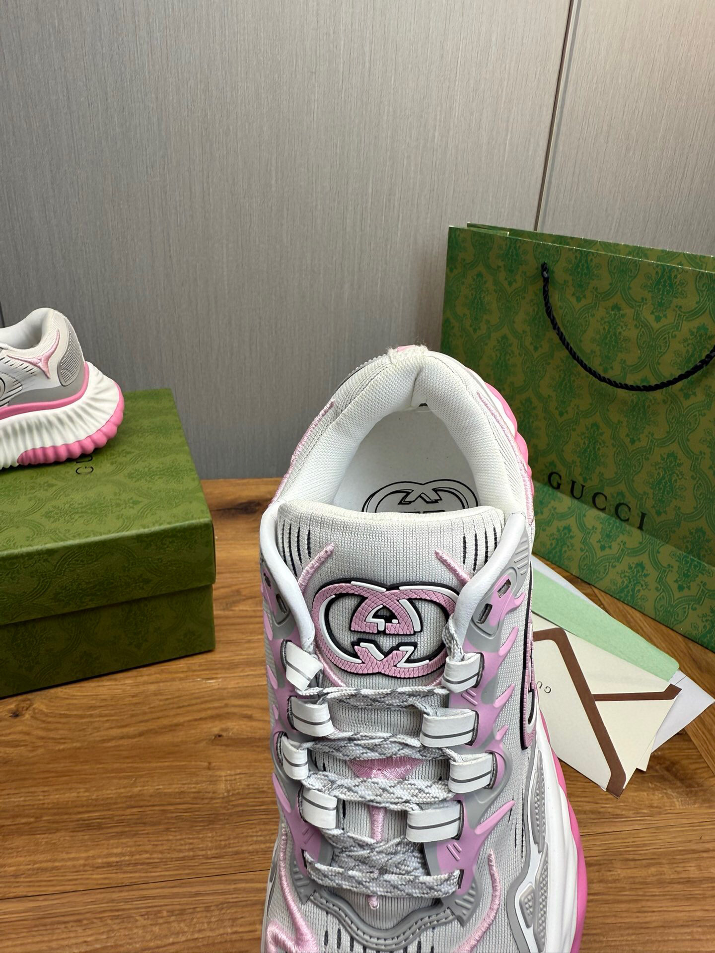 gucci g couples sneakers 35-44 8063420 - pink/gray - Image 8