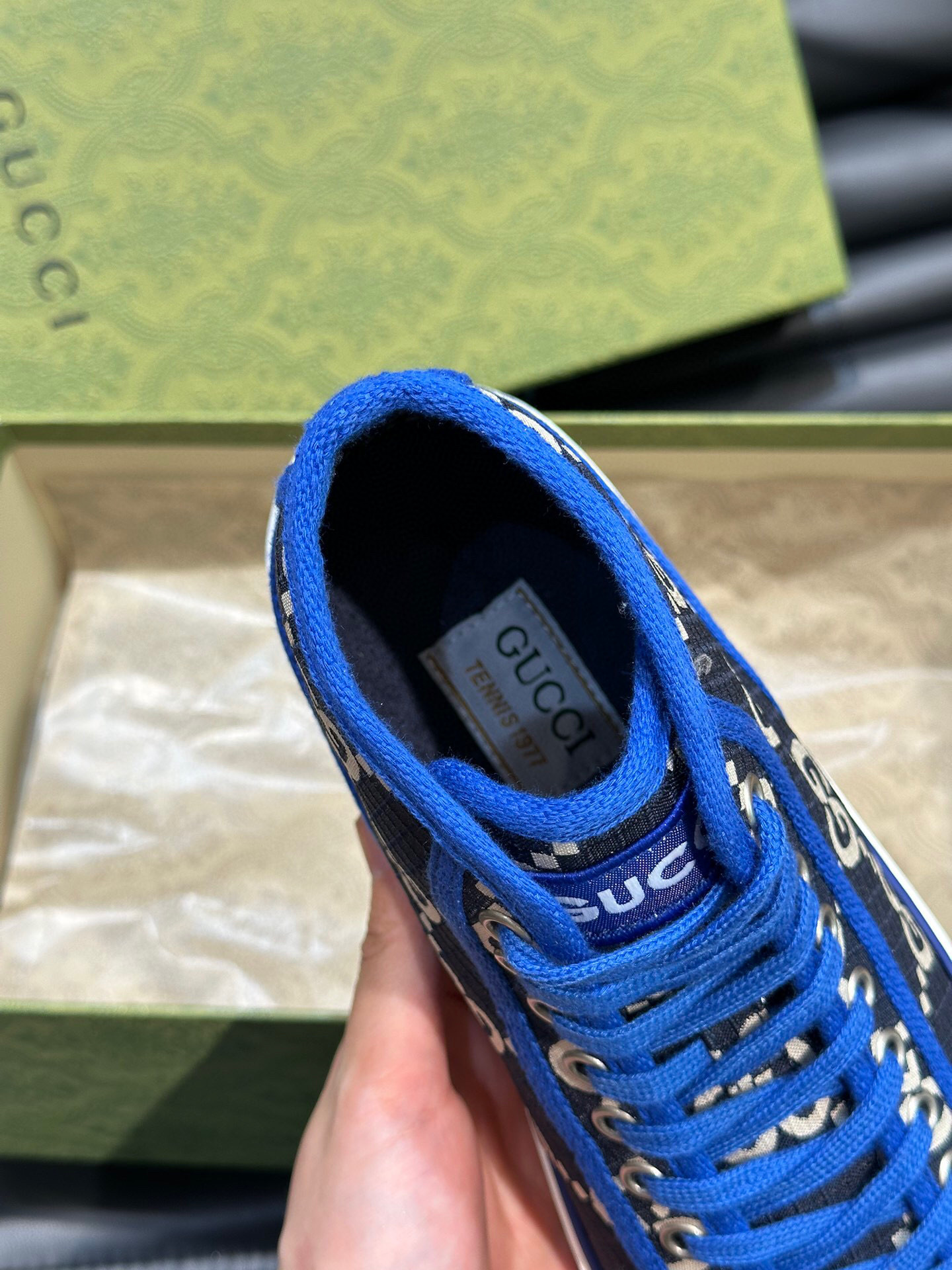 gucci g sneakers in blue, sizes 35-44 - Image 8