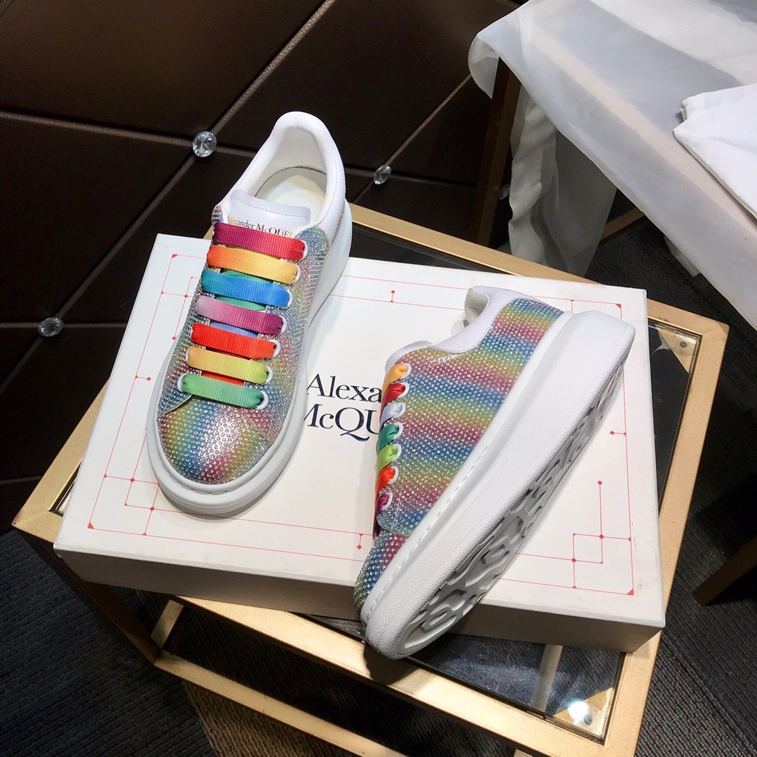 alexander mcqueen rainbow lace sneakers 35-44 - Image 8
