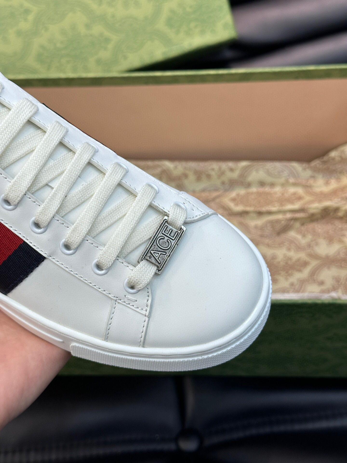 gucci ace sneakers for couples - sizes 35-44 - Image 8