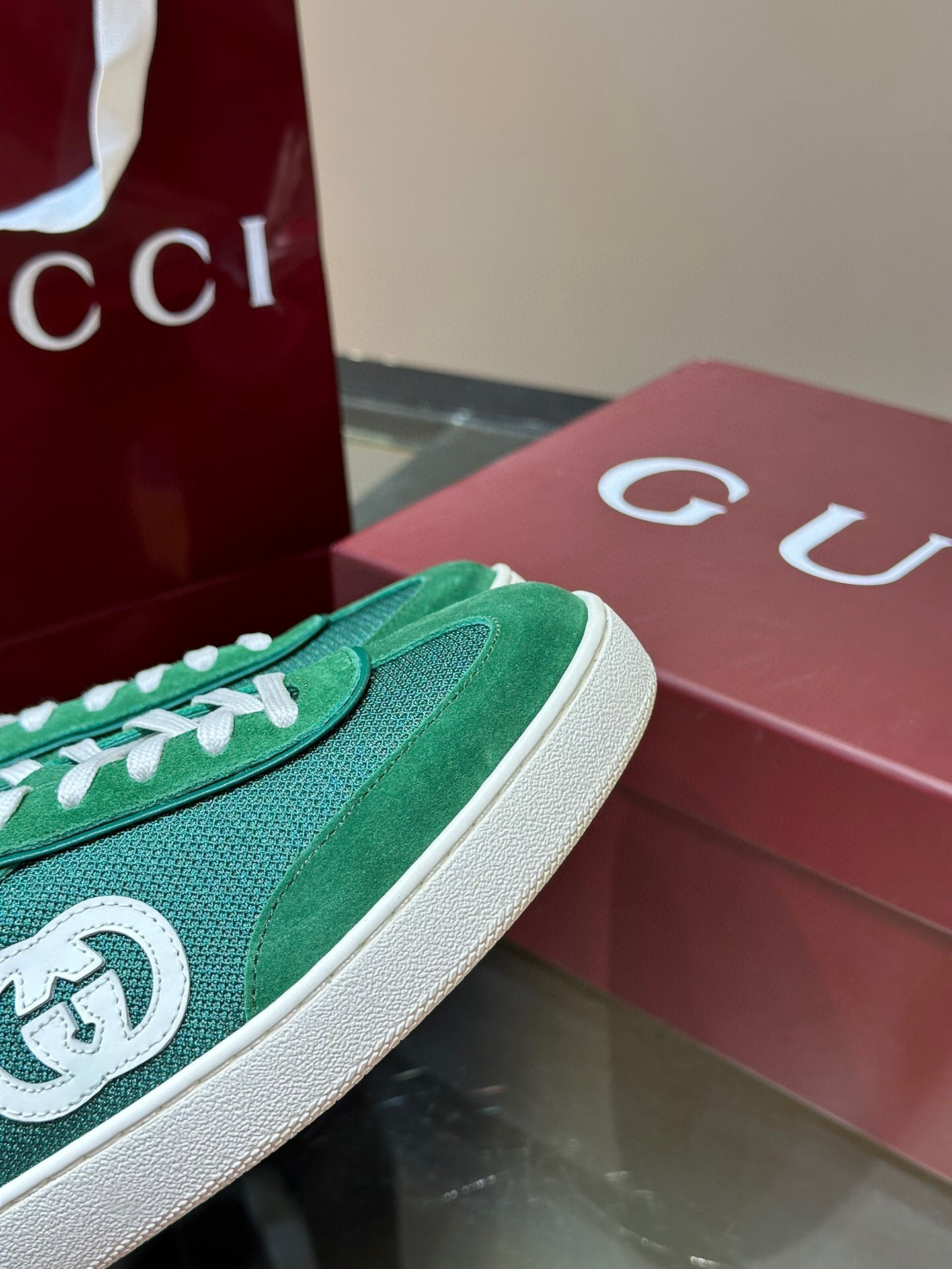 gucci green casual sneakers size 38-44 - Image 8