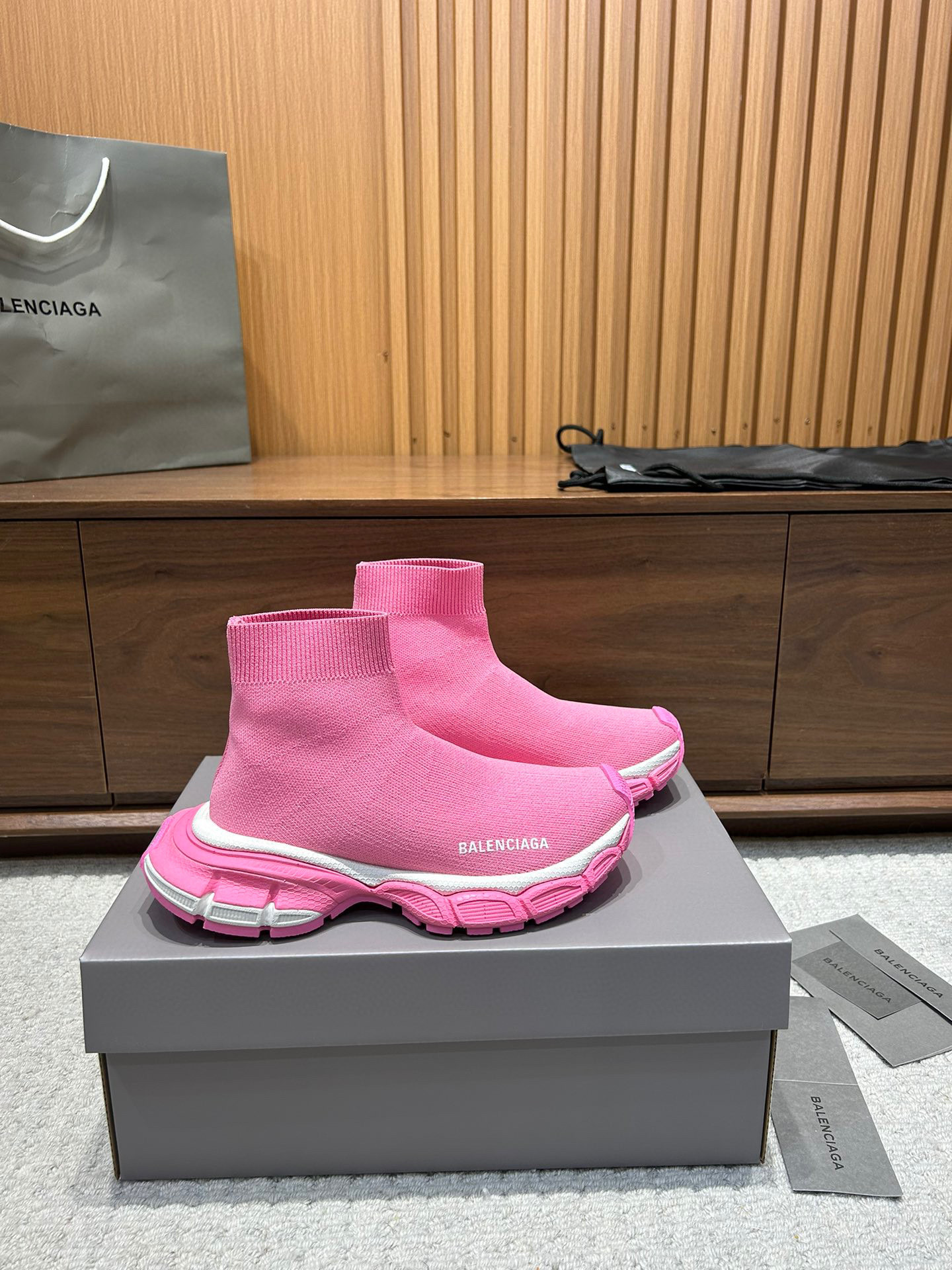 balenciaga pink sock sneakers size 35-44 - Image 8