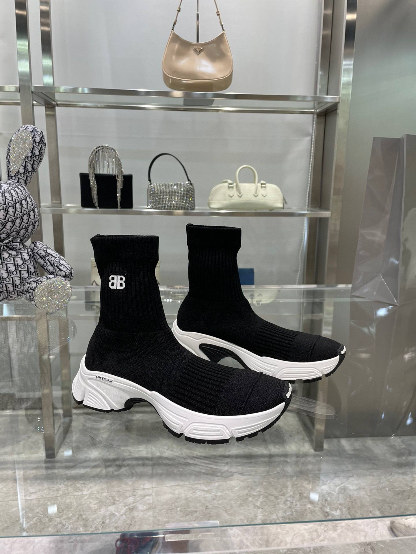 balenciaga couples socks sneakers 35-44 - Image 8