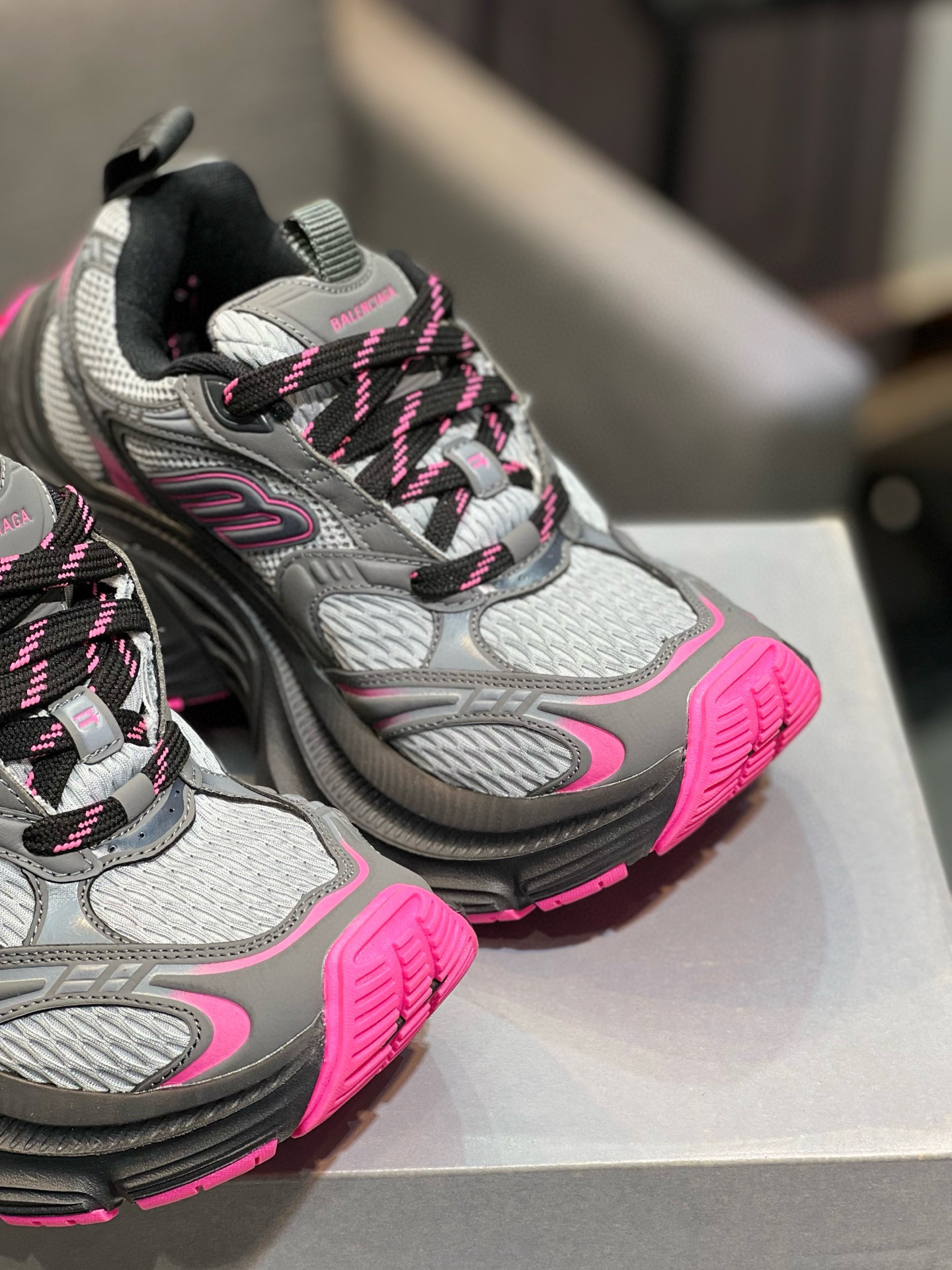 balenciaga couples sneakers 35/46 - gray/pink - Image 8