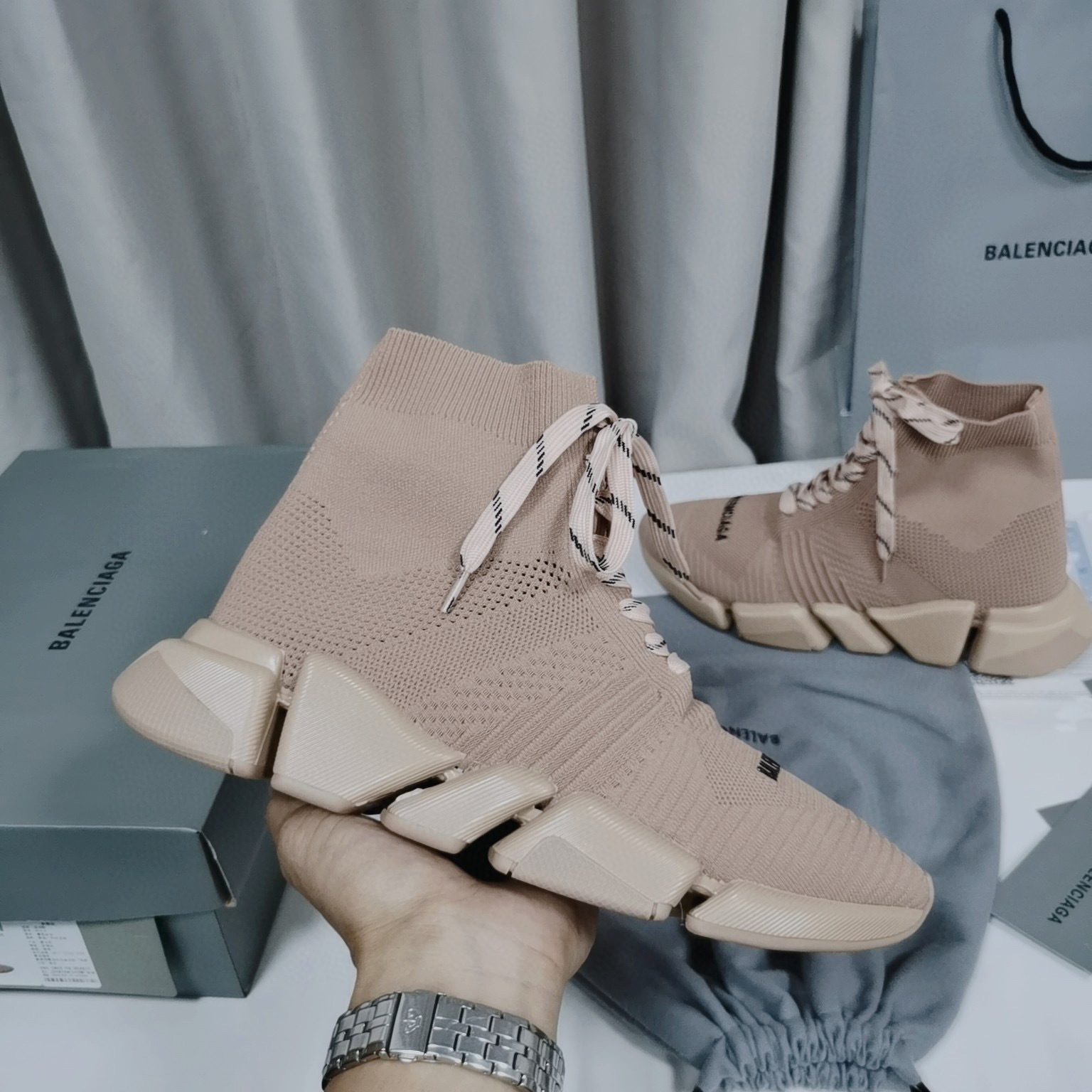 balenciaga couples sock sneakers 35-44 - Image 8