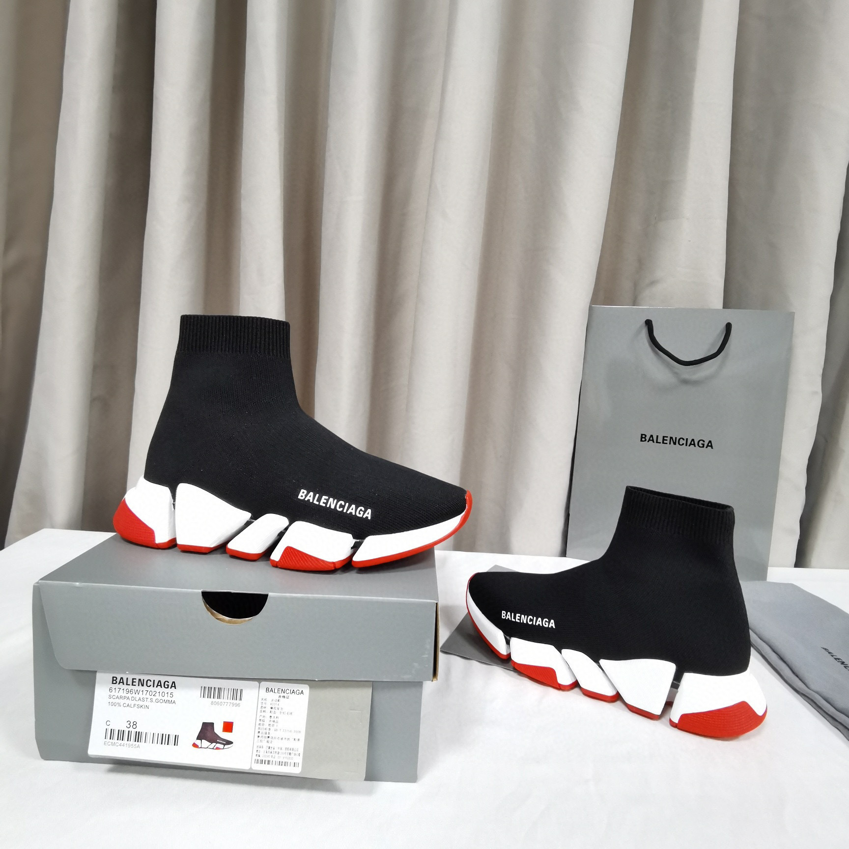 balenciaga couples sock sneakers 35-44 - Image 8