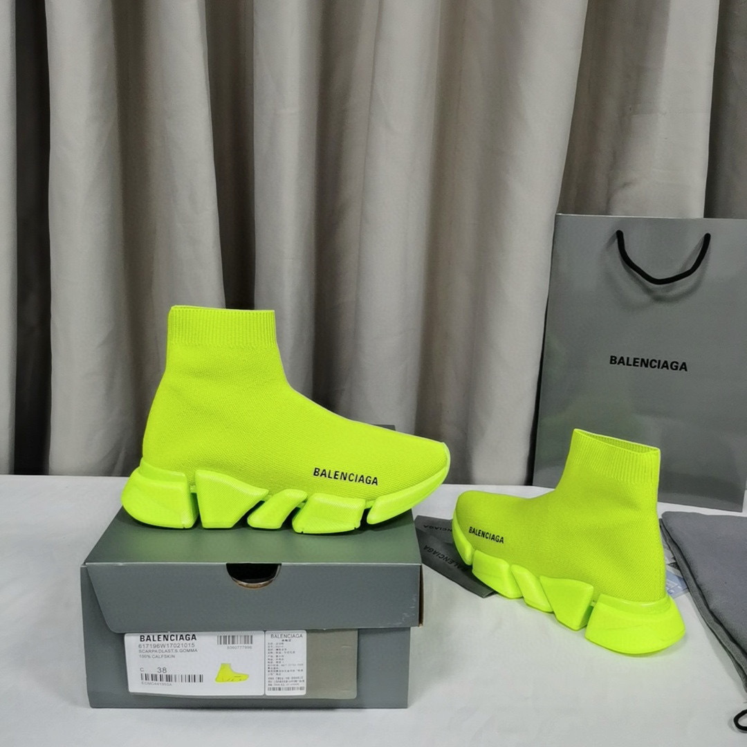 balenciaga neon sock sneakers size 35-44 - Image 8