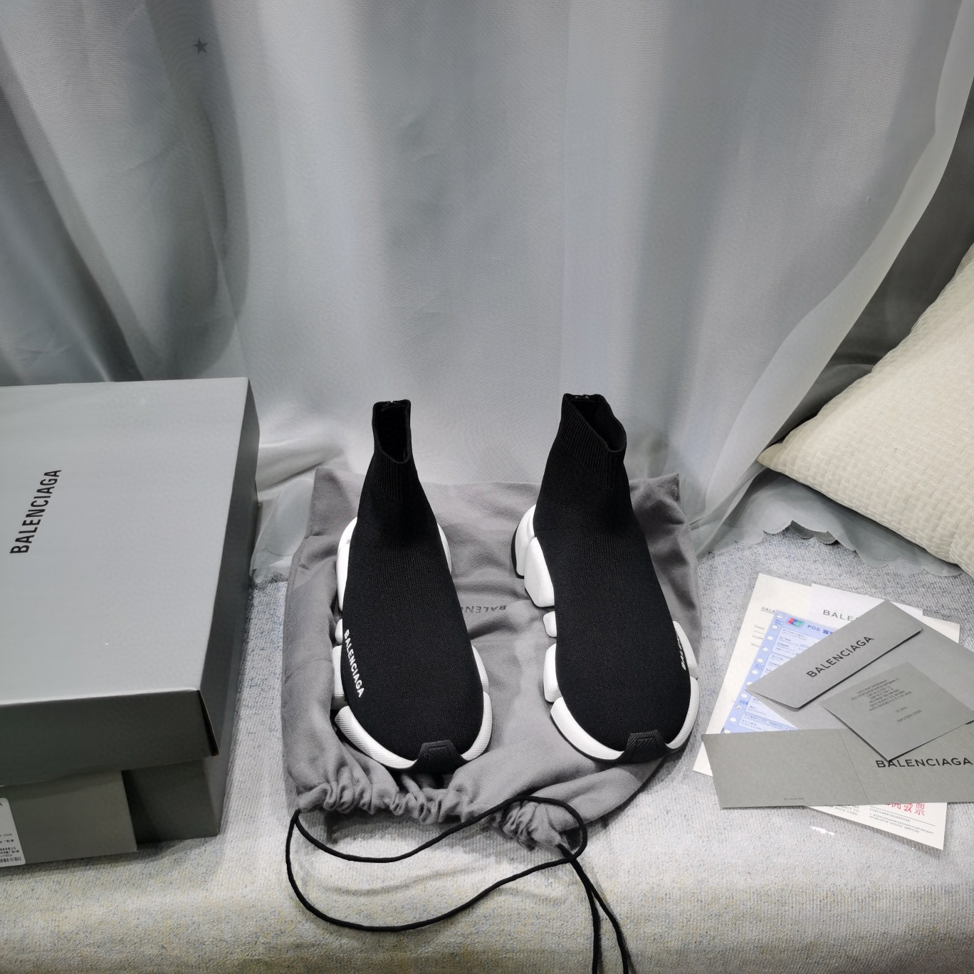 balenciaga sock sneakers for couples, size 35-44 - Image 8