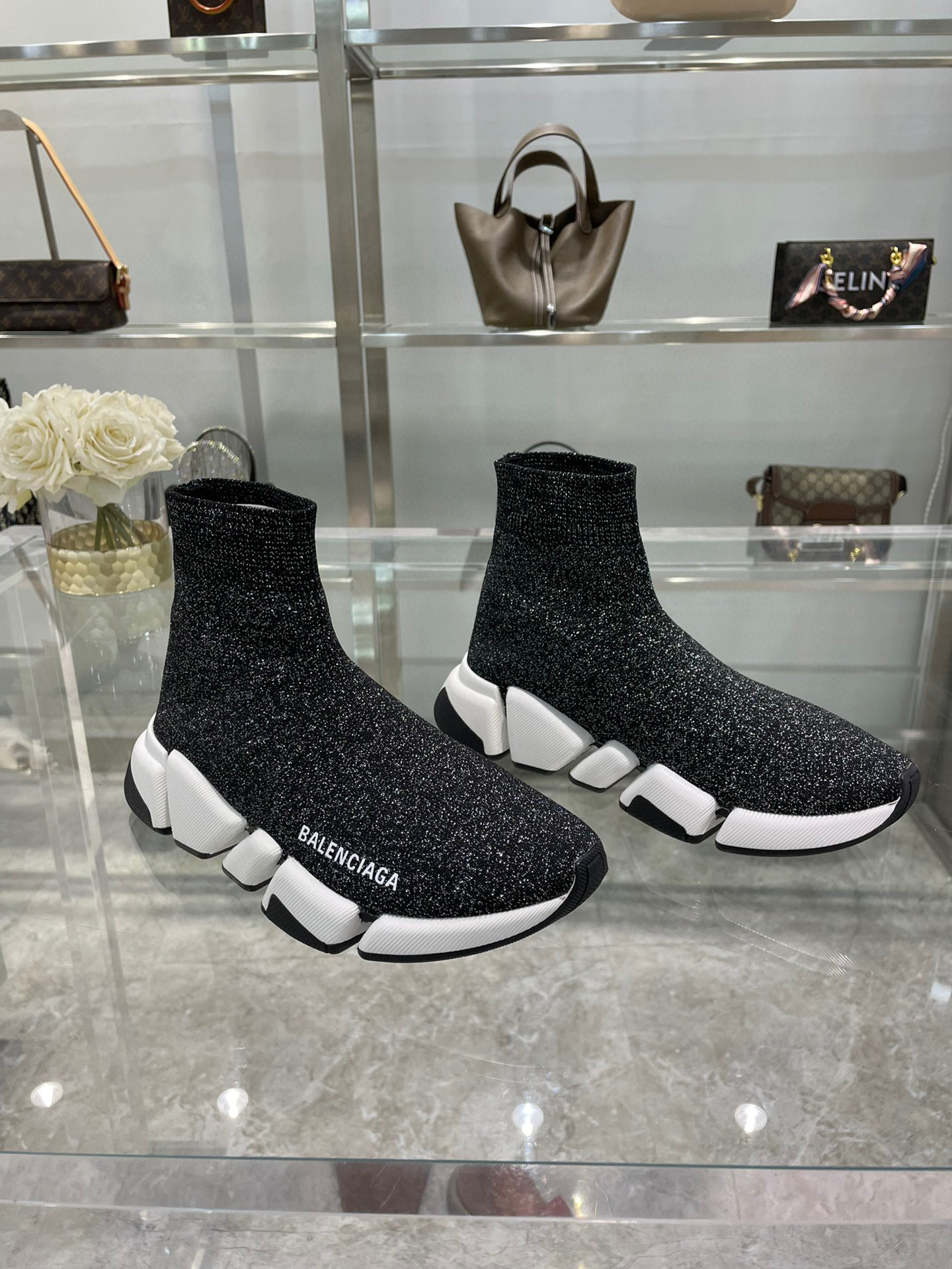 balenciaga couples sock sneakers 35-44 - Image 8
