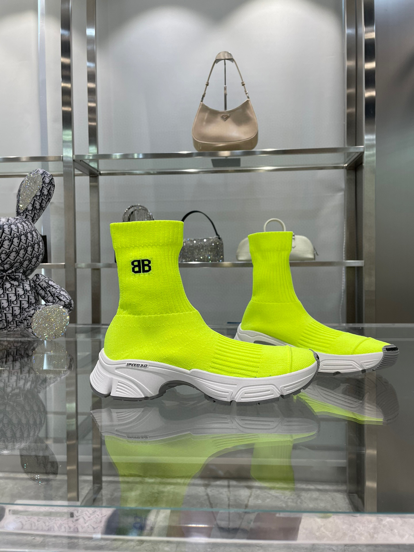 balenciaga neon sock sneakers size 35-44 - Image 8